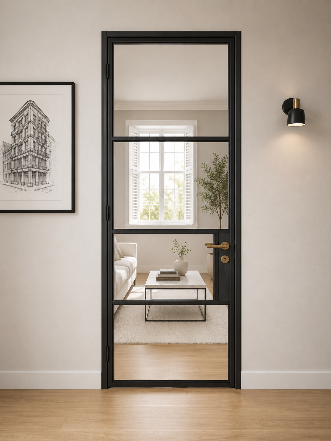 The Soho | Single Internal Aluminium Glass Door